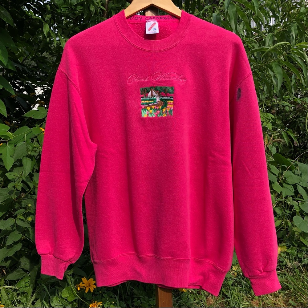 Vintage Jerzees Embroidered Sweater